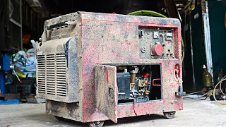 FULL RESTORATION VIDEO: Diesel Generator 4.5kw Old YaBiSi