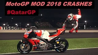 MotoGP 2018 Mod | Crash Compilation | PC GAMEPLAY | TV REPLAY MotoGP