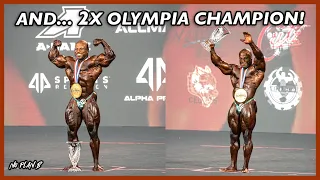 AND... 2X OLYMPIA CHAMPION