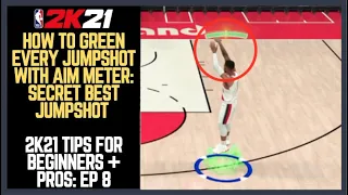 NBA 2K21 How to Shoot : How to Green + Make Every Shot 2K21 Shot Meter Tutorial ! Best Jumpshots #7