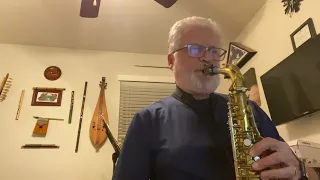 Easy (Like Sunday Morning). Alto saxophone