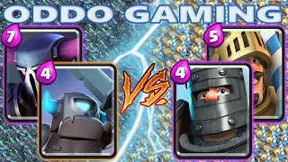 PEKKA + MINI PEKKA VS PRINCE + DARK PRINCE - CLASH ROYALE BATTLE #224