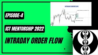 ICT MENTORSHIP 2022 EPISODE 4 ORDERFLOW IN INTRADAY    #ict #smc