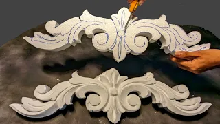 Most Satisfying Foam Carving - Awesome foam carver