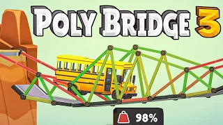 Paluten baut erste BRÜCKE in POLY BRIDGE 3