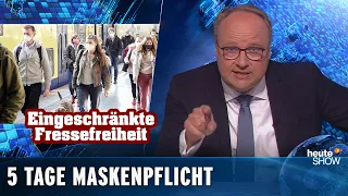 Gesichtsmasken – das Trendaccessoire des Sommers | heute-show vom 01.05.2020