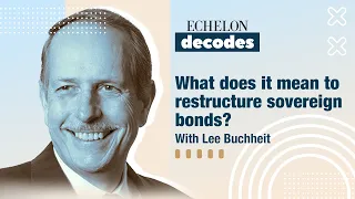 What does it mean to restructure sovereign bonds?