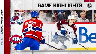 Avalanche @ Canadiens 3/13 | NHL Highlights 2023