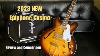 Epiphone Casino Vintage Sunburst 2023 Review/Comparison!