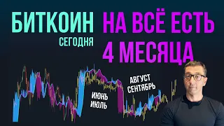 БИТКОИН 🌚 НА ВСЁ ЕСТЬ 4 МЕСЯЦА