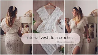 tutorial crochet vestido playero fácil