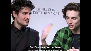 'Little Women' - Timothée Chalamet, Louis Garrel, Saoirse Ronan and Florence Pugh Interview