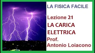 LA FISICA FACILE - Lezione 21 -  La carica elettrica