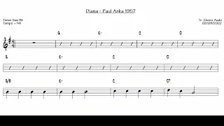 Diana - Paul Anka 1957 (Tenor Sax Bb) [Sheet music]