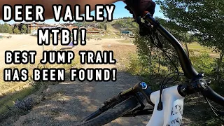 RIDING AT DEER VALLEY MTB RESORT! BEST JUMP TRAIL EVER!! 🤙🔥|| Park City, Utah