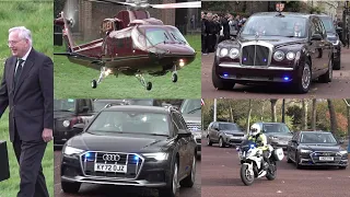 King Charles, Queen Camilla, Princess Anne & Prince Richard travelling around London 👑