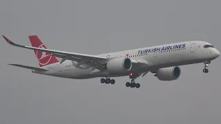 14 Minutes of Late Morning Arrivals at Zurich Airport including Turkish A350 and many HEAVIES!