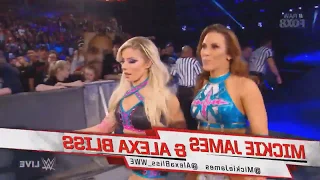 Alexa Bliss & Mickie James Entrance - Raw January 28, 2019