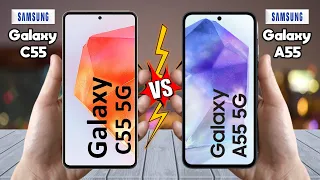 Samsung Galaxy C55 Vs Samsung Galaxy A55 - Full Comparison 🔥 Techvs