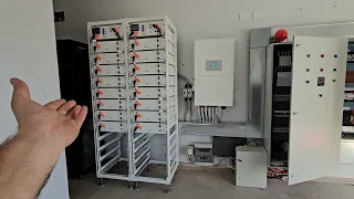 Output 230 amps / Installation of a 50kw Deye inverter + 80kw batteries + solar panels, number 120