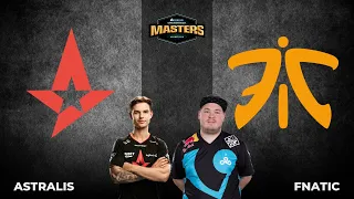 Astralis vs fnatic DreamHack 2019 Semi Final Map 1: Overpass