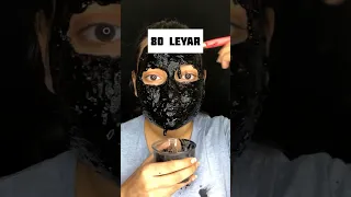 Let’s do charcoal face mask challenge 🤯 #anmolkaur #youtubeshorts #charcoal #challenge #shorts