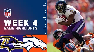 Ravens vs. Broncos Week 4 Highlights | NFL 2021