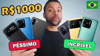 MELHORES e PIORES XIAOMI até R$ 1000 no Brasil em 2023