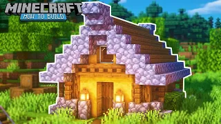 Minecraft: How to Build a Small Wooden House | Small Wooden House Tutorial