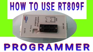 HOW TO USE RT809F PROGRAMMER
