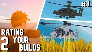 Rating Your Builds #3 II S2 II Roblox Plane Crazy