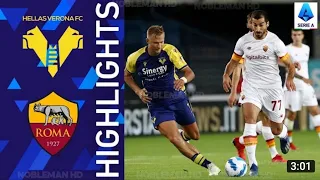 Verona - Roma 3-2 highlights /// serie a 2021 - 2022 /// la Roma perde ma fa una partita bellissima