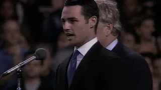 TB@NYY: von Essen sings the national anthem