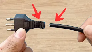 Few know this technique to fix a plug when it is broken