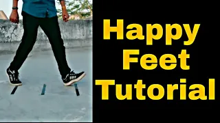 Easiest Way To Learn Basic Shuffle Dance Moves | Happy Feet Tutorial | #shuffle #shuffledance