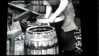 Producing Guiness barrels long time ago!