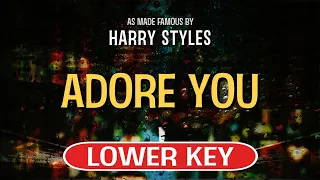 Adore You (Karaoke Lower Key) - Harry Styles