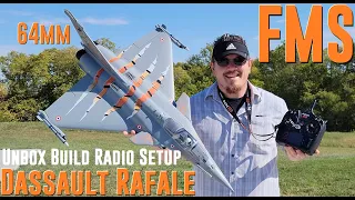 FMS - Dassault Rafale - 64mm - Unbox, Build & Radio Setup