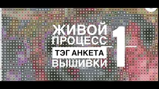 ЖИВОЙ ПРОЦЕСС ВЫШИВКИ /АНКЕТА ВПЕЧАТЛЕНИЯ ПРЕДЫДУЩЕГО 2019 ГОДА ОТ ТАТЬЯНЫ STITCH Часть1