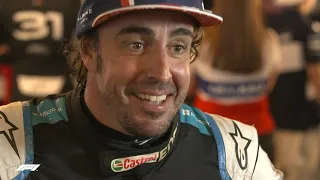 Fernando Alonso "You're really interested in my race" interview Abu Dhabi #f1 #alonso