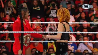 Becky Lynch explica porque ayudo a Bianca Belair en SummerSlam - WWE Raw Español: 01/08/2022