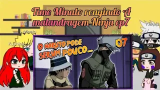 Time Minato +Kushina reagindo a Malandragem ninja ep7 ( O Naruto pode ser um pouco...)(Voice Makers)