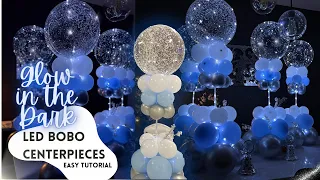 Easy LED Clear Balloon Centerpieces - NO Glue NO Adhesive NO Deflating