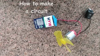 how to make a simple circuit. #easy