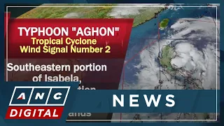 Signal No. 2 raised over Isabela, Aurora, Polillo islands amid typhoon 'Aghon' | ANC