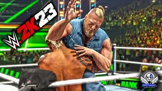 Brock Lesnar Vs Solo Sikoa WWE 2K23 Gameplay