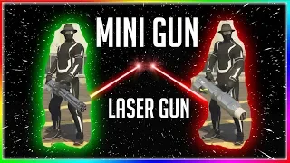 *NEW* WIDOWMAKER VS MINIGUN (EPIC LASER GUN GTA ONLINE)