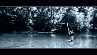 Single handed fly casting techniques