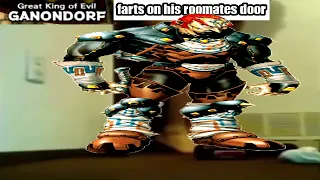 great king of evil ganondorf farts on his roomates door