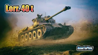 Lorr. 40 t - 6 Frags 7.7K Damage - From the bushes! - World Of Tanks